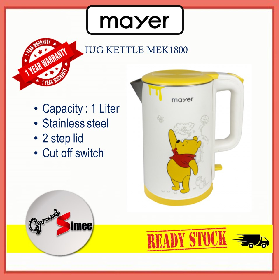 Mayer x Disney Electric Kettle 1.8L Winnie The Pooh MMEK1800PH