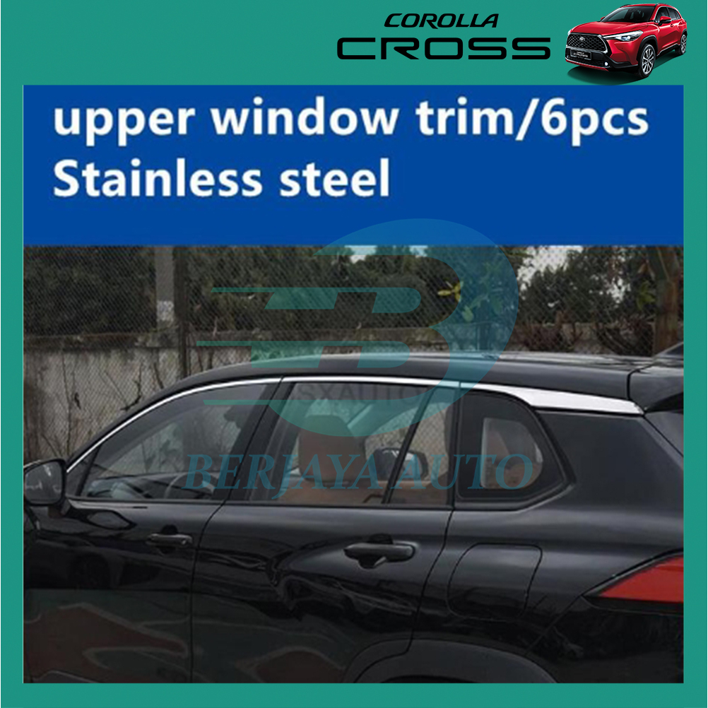 Toyota Corolla Cross XG10 20202024 Window Chrome Lining Weatherstrip