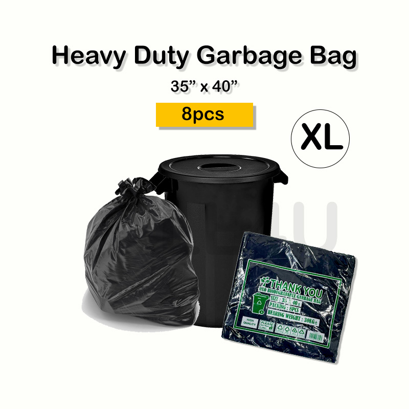Garbage Bag XL Heavy Duty Extra Large Garbage Bag Plastik Sampah Karung