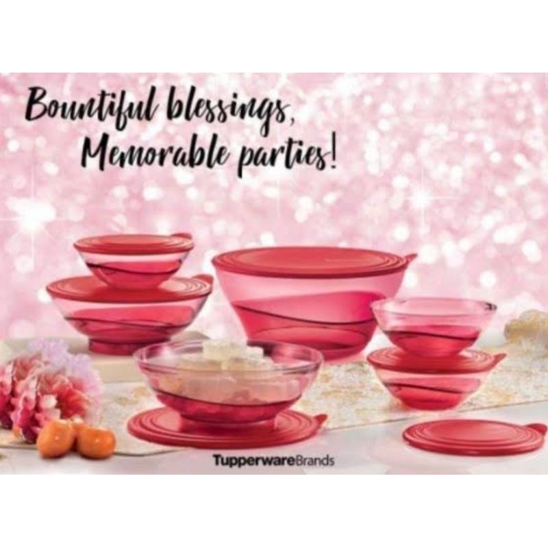 Tupperware Eleganzia Bowl 600ML | Shopee Malaysia