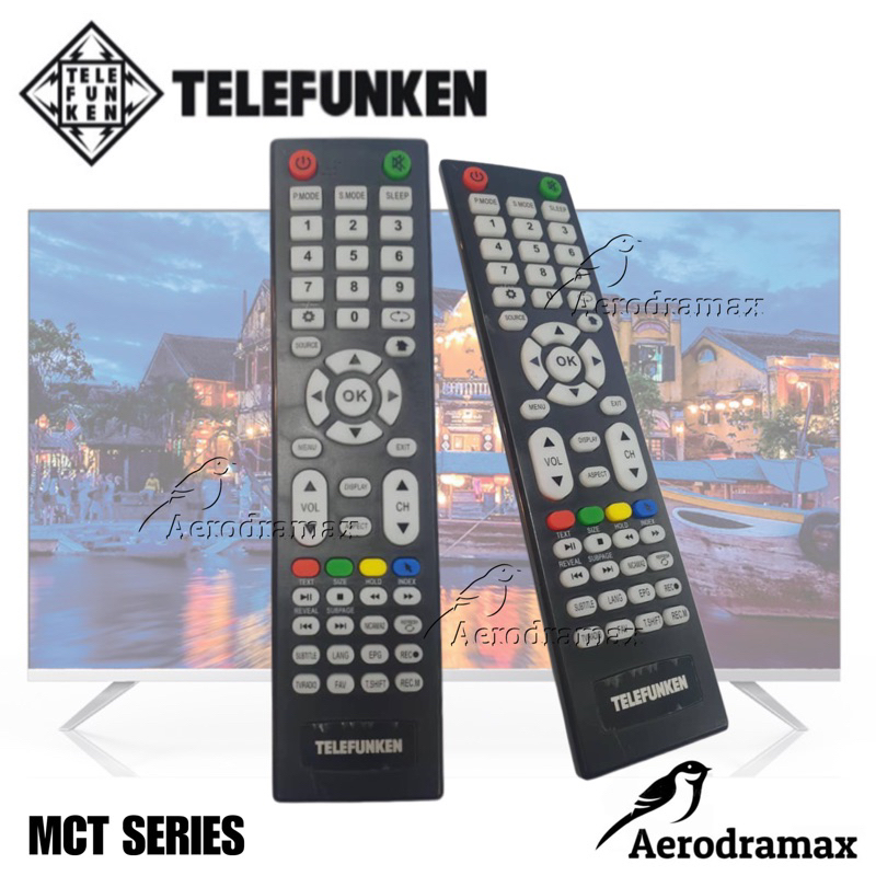 TELEFUNKEN MCT SERIES TV REMOTE CONTROL ORIGINAL Shopee Malaysia