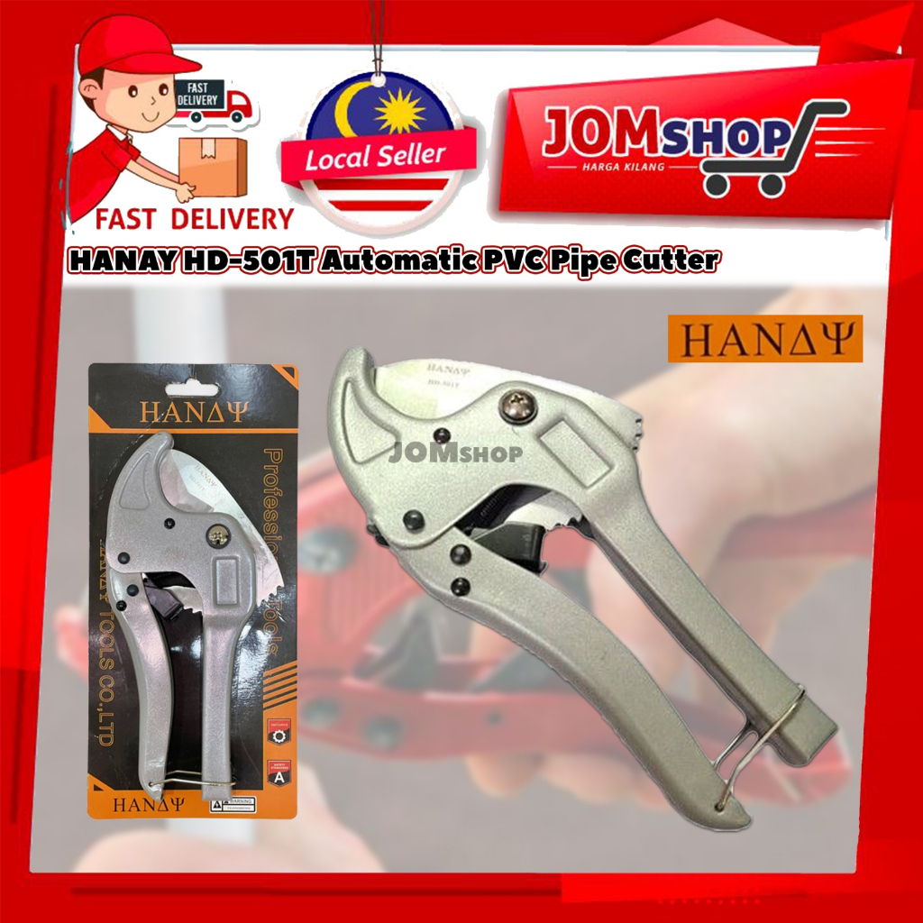 HANAY Heavy Duty Automatic PVC PIPE CUTTER 42MM HD501T / GUNTING PIPE
