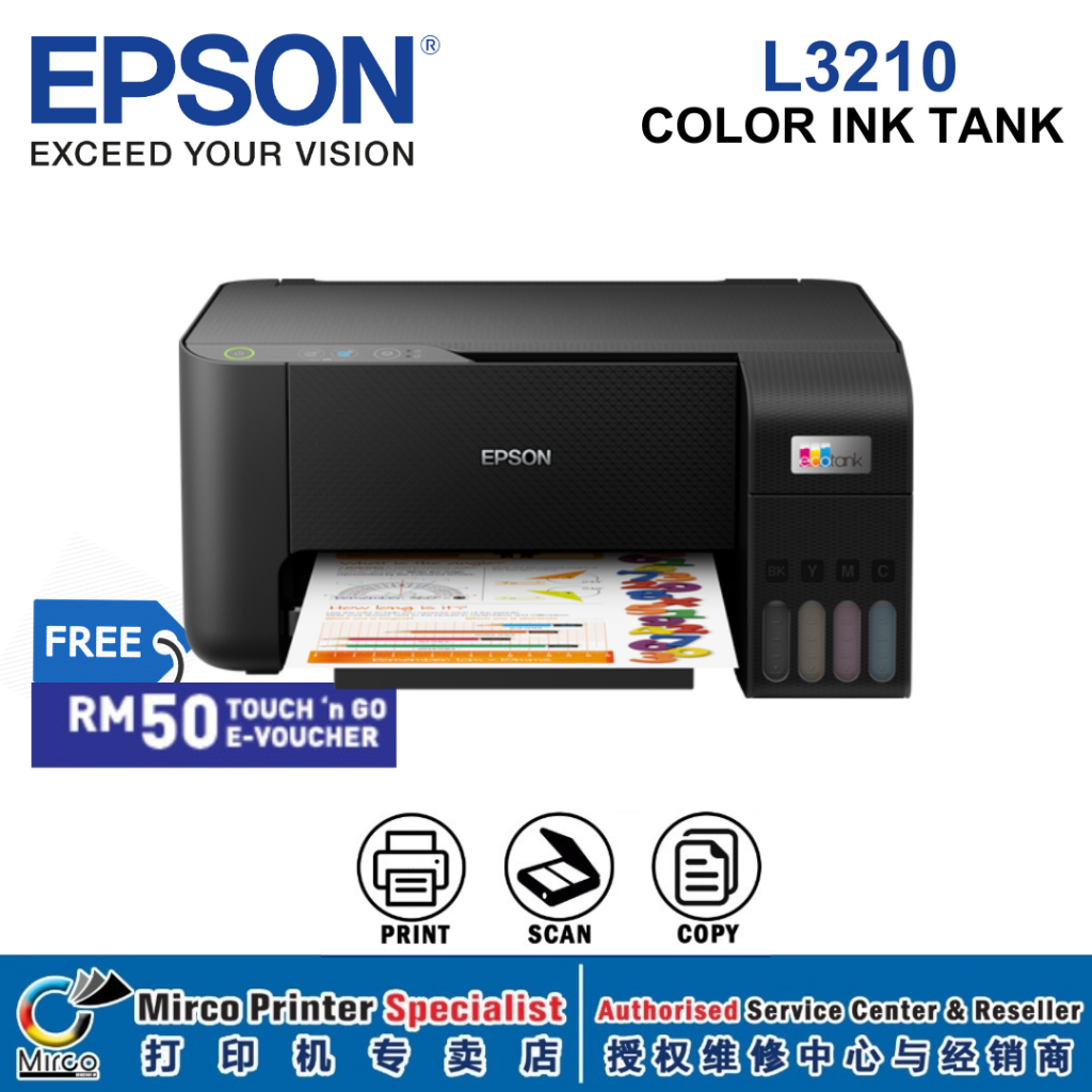 Epson L3210 Color Inkjet Printer | Shopee Malaysia