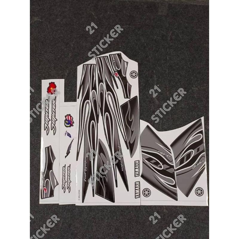 STICKER SRL LAGENDA JUPITER 110/110Z/110ZR API EDITION VIRAL. | Shopee ...