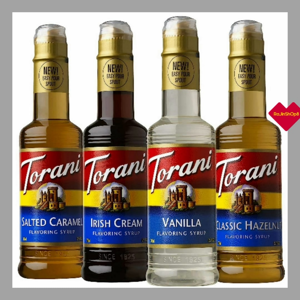 TORANI Syrups Vanilla / Salted Caramel / Classic Hazelnut / Irish