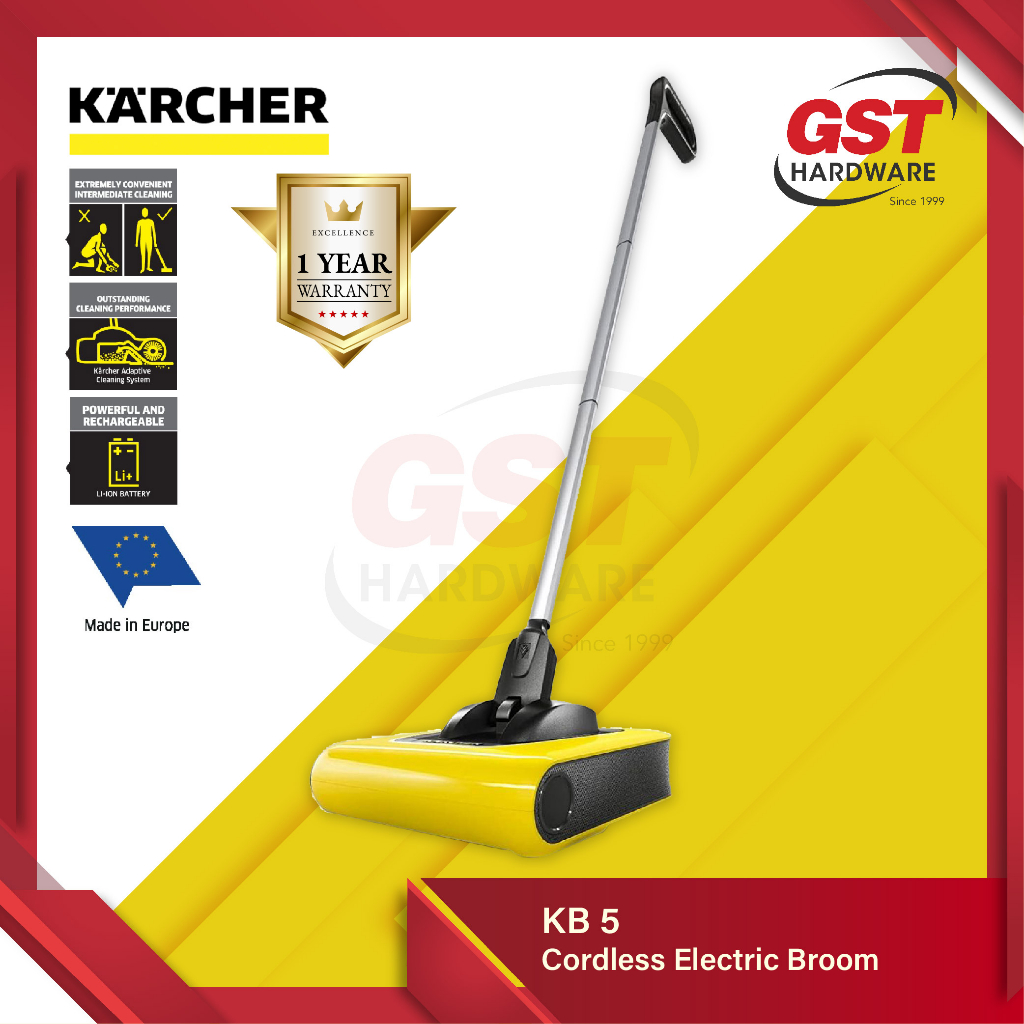 Karcher Cordless Electric Broom KB 5 Karcher Cordless Sweeper Electric