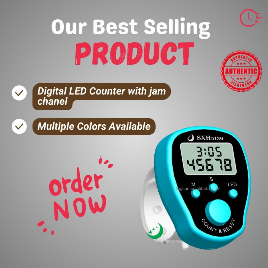 5 Digits Counting Channels with Jam Electronic Digital Display Finger ...