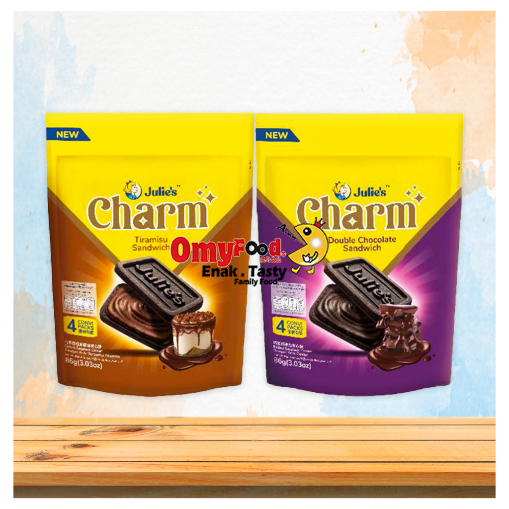 86g Julie's Charm Sandwich [Tiramisu / Double Chocolate][OmyFood ...