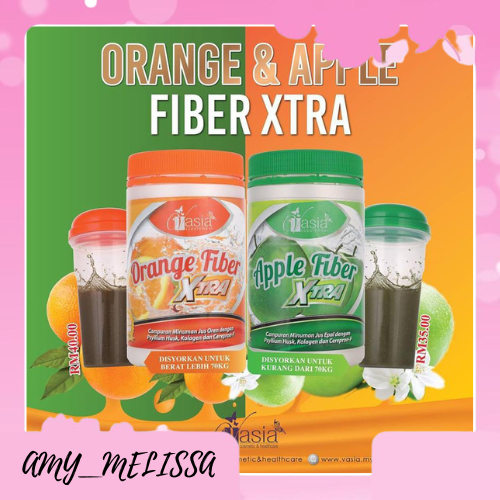 V ASIA Apple Fiber Xtra / VASIA Orange Fiber Xtra Shopee Malaysia