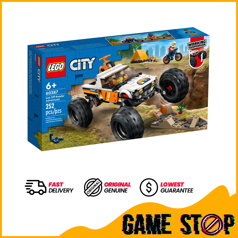 Lego City 4x4 Off Roader Adventures 60387 Building Toy Camping Set