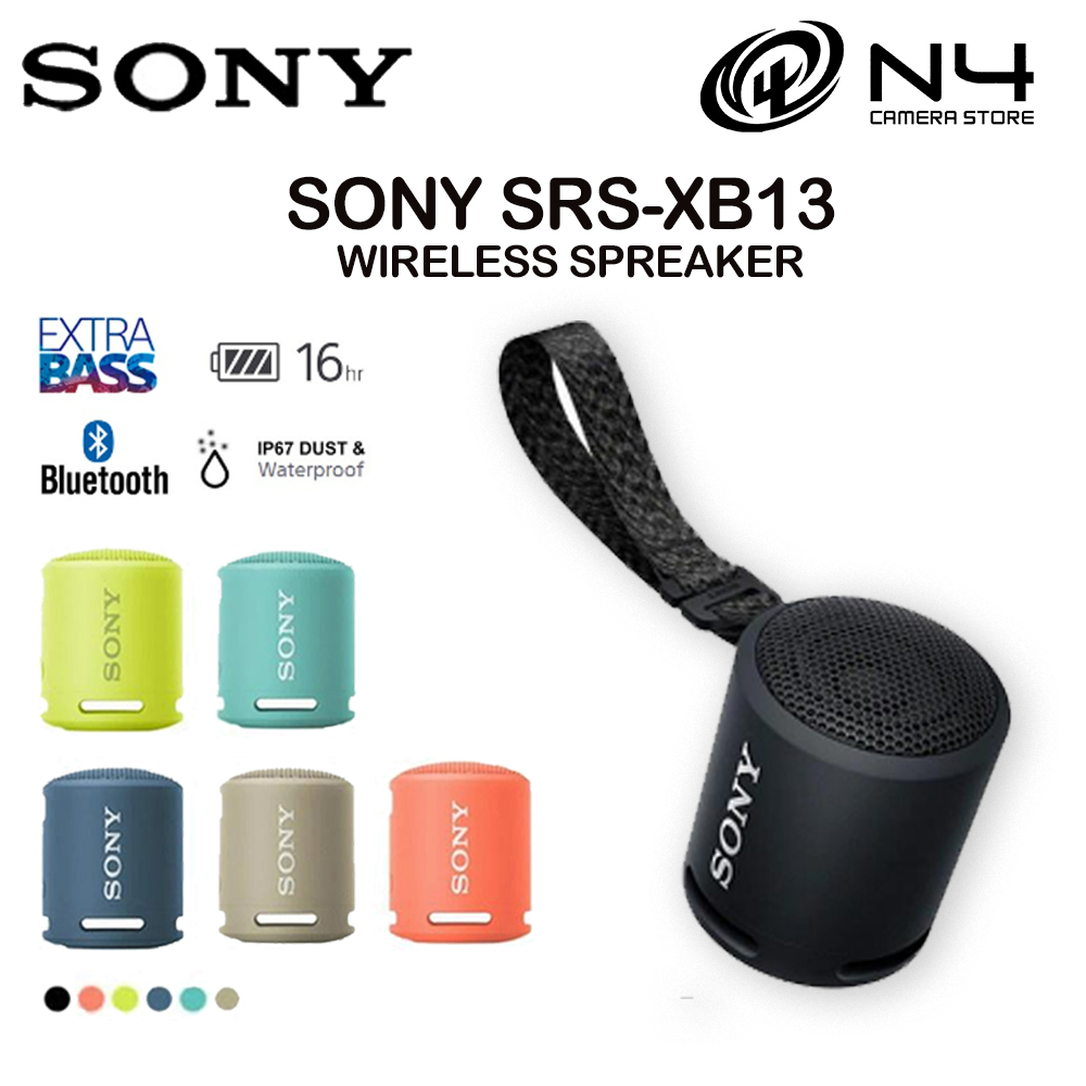 Sony SRSXB13 Extra Bass Portable Bluetooth Speaker XB13 Shopee Malaysia