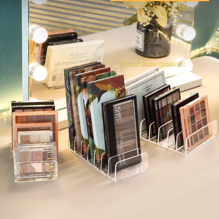 Palette Storage Rack Organizer Makeup Kits Shelf Holder Lipstick ...