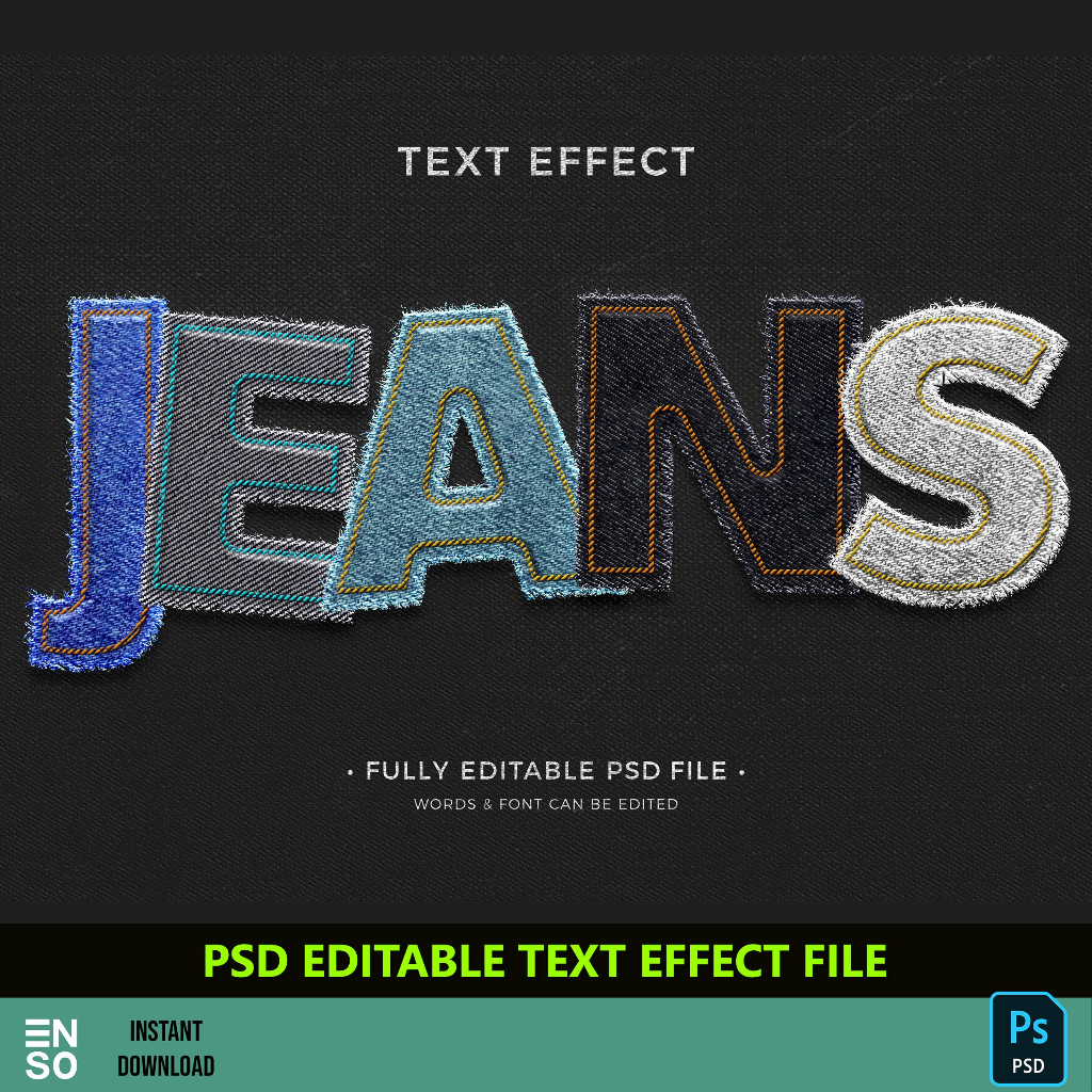 PSD Text Effect Stylish Text | Editable PSD Text Logo | Creative ...
