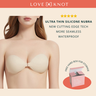 Love Knot Seamless Wireless Strapless Push Up Bra Lingerie With Detachable  Straps