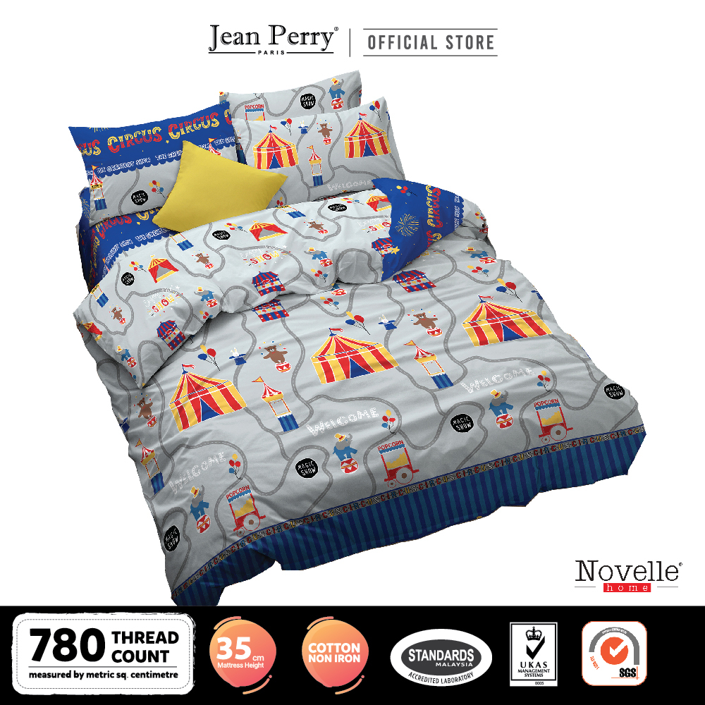 Novelle Fun Touch 3IN1 SUPER SINGLE Comforter Set 35cm Shopee