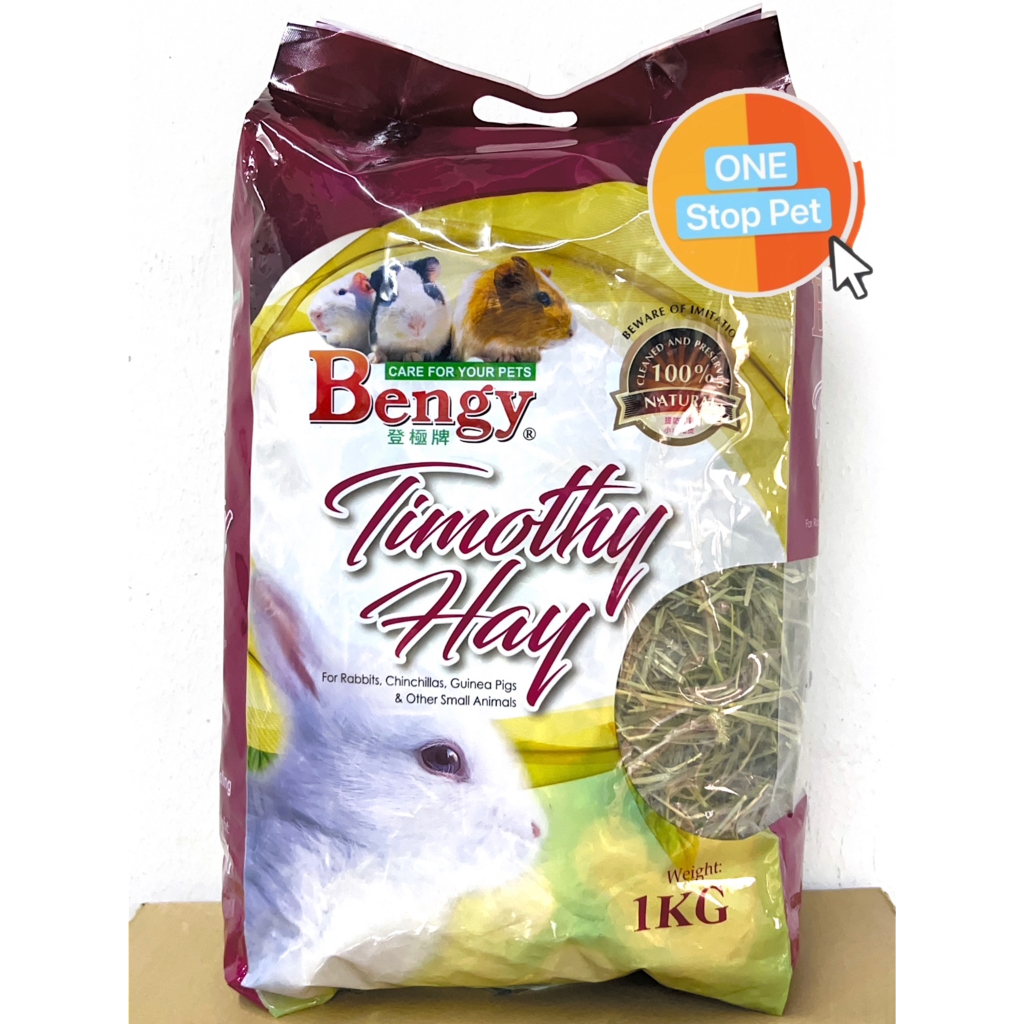 Bengy Timothy Hay 1kg + for Small Animals 9142 ( Rabbit Food & Guinea