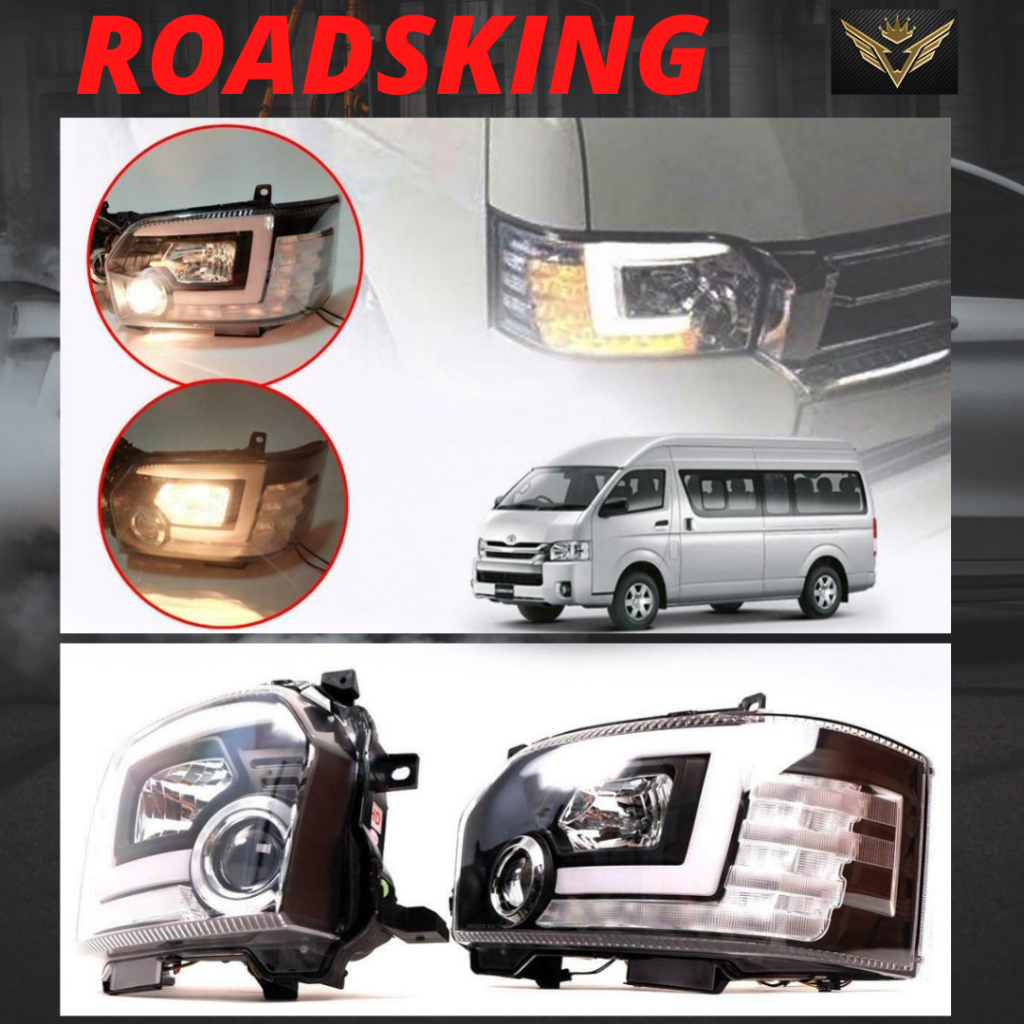 TOYOTA HIACE 2014~2020 VAN KDH200 2014YR LAMPU HEAD LIGHT PROJECTOR ...