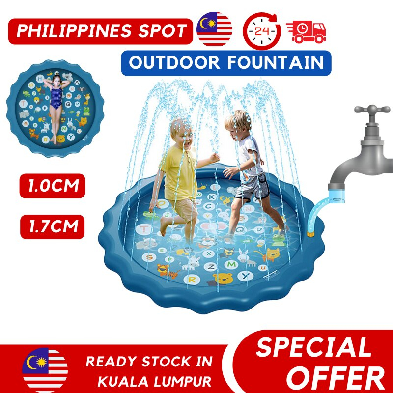 Spot goods Outdoor Swimming Pool Fountain Mat Sprinkler Fountain Pool