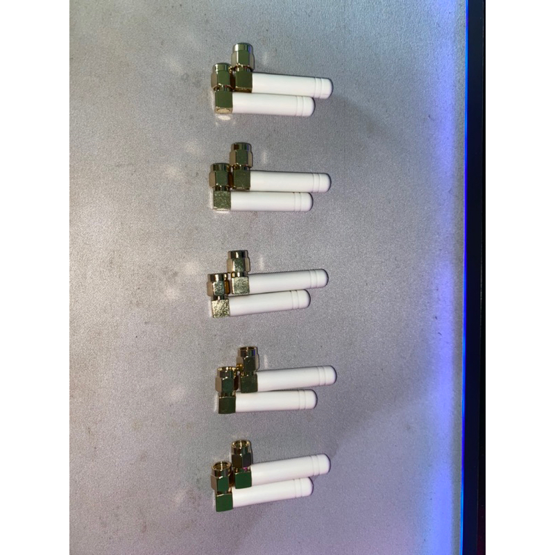 2.4GHz, 5.0GHz, 5.8Ghz 3dBi Wifi Bluetooth Dual Band White Mini Antenna ...