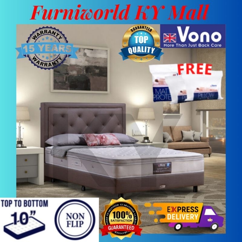 Vono Spine Pro 800 Mattress Tilam Vono 10" thick 10 years warranty