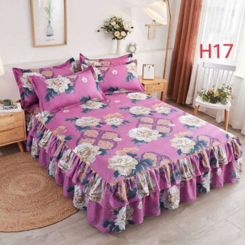Cotton Premium Exclusive Offer Cadar Ropol 3in1 Set Queen Size Bedsheet ...