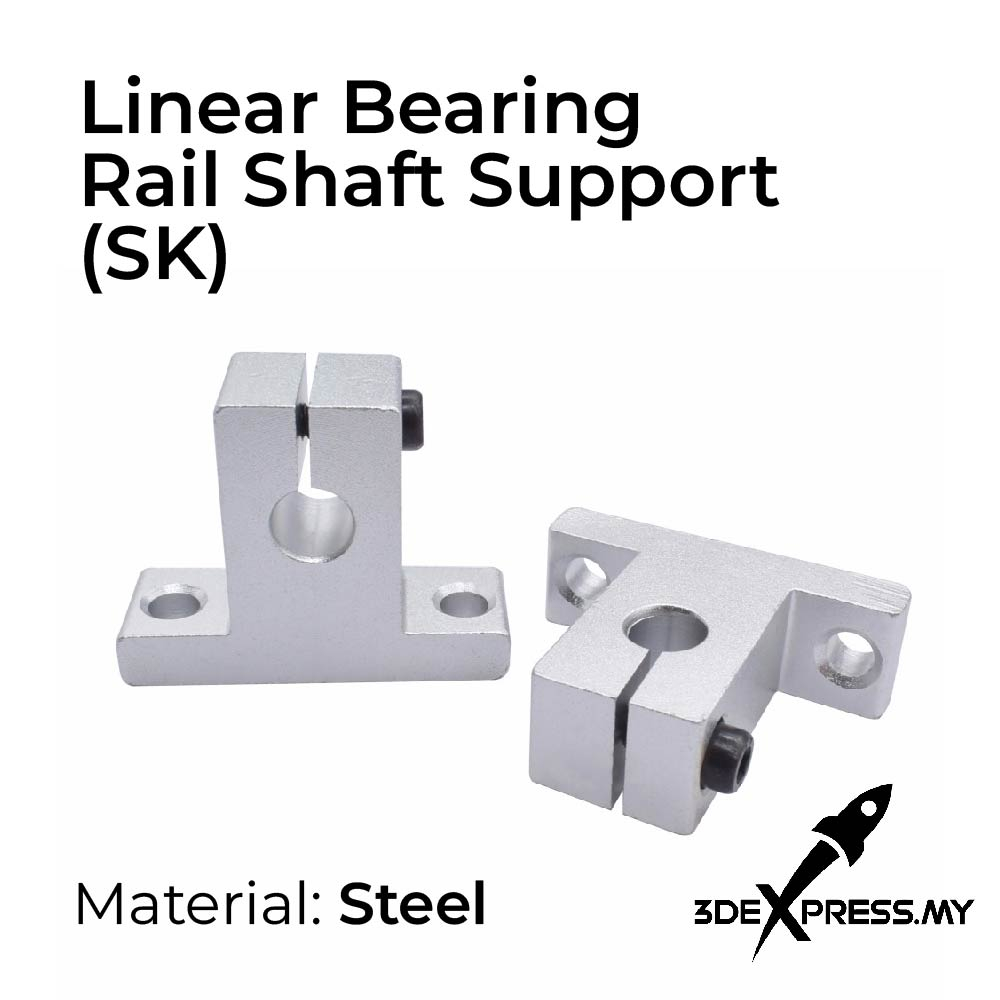 1 PCS - Linear Bearing Rail Shaft Support
