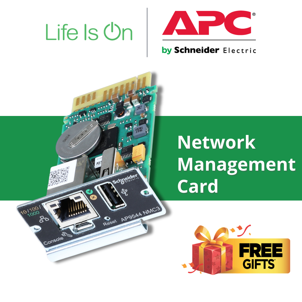 APC AP9544 Network Management Card for Easy UPS, 1Phase (10/100/1000BASET) Shopee Malaysia