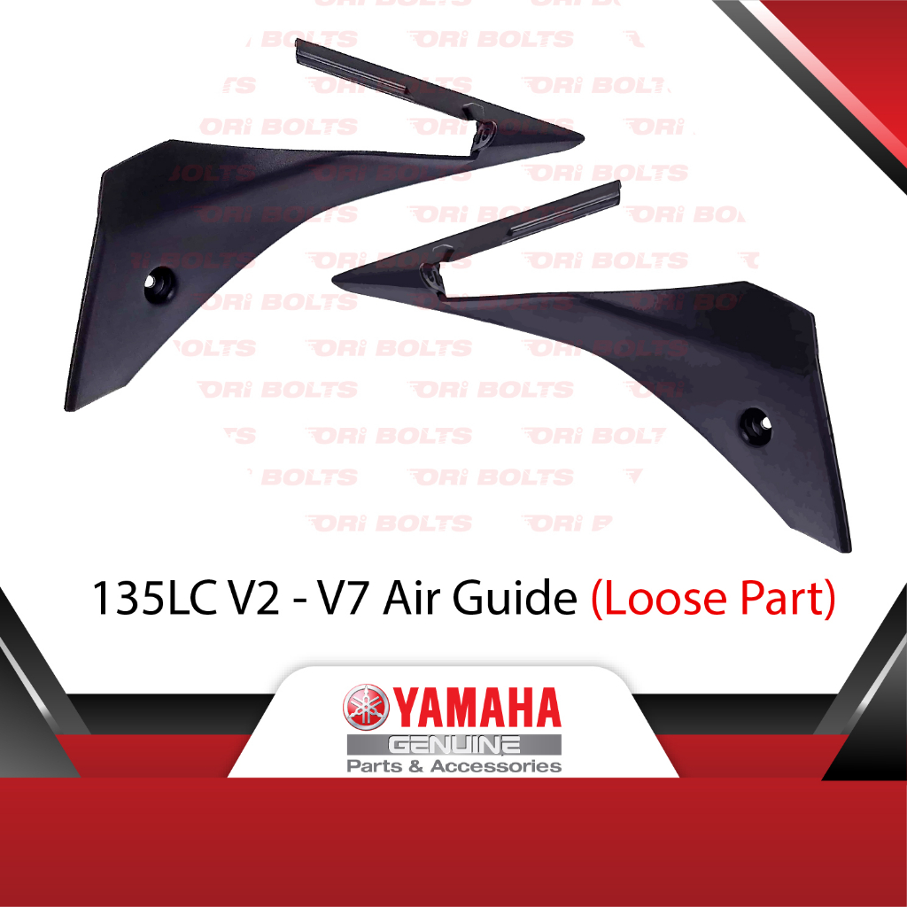 Yamaha Original 135LC (3416) V2 V3 V4 V5 V6 V7 Inner Hitam Air Guide ...