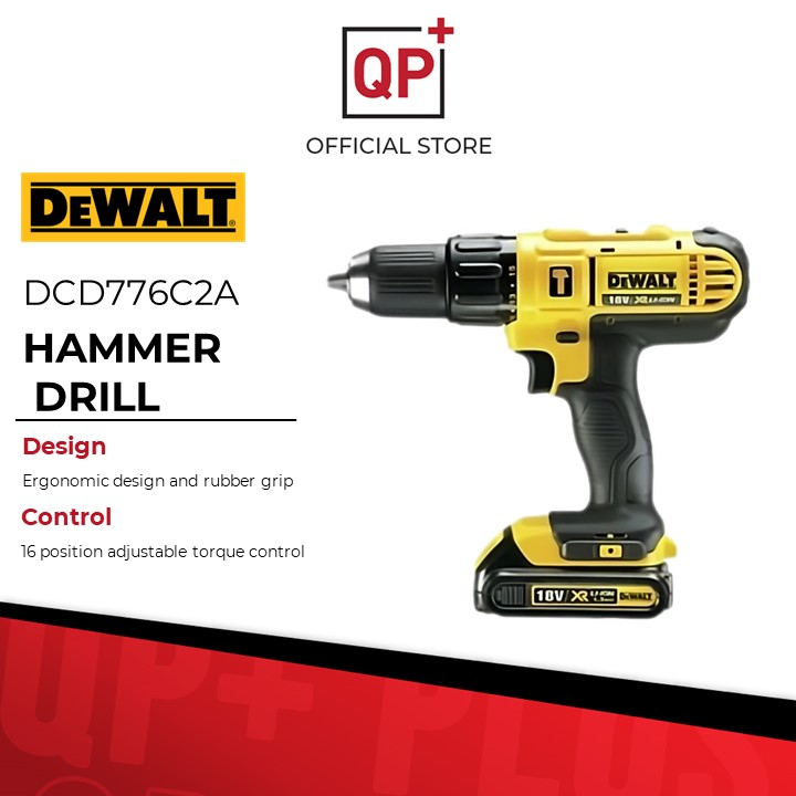 DEWALT HAMMER DRILL WITH ACCESSORIES KIT 109PCS 18V DCD776C2AB1 Shopee Malaysia
