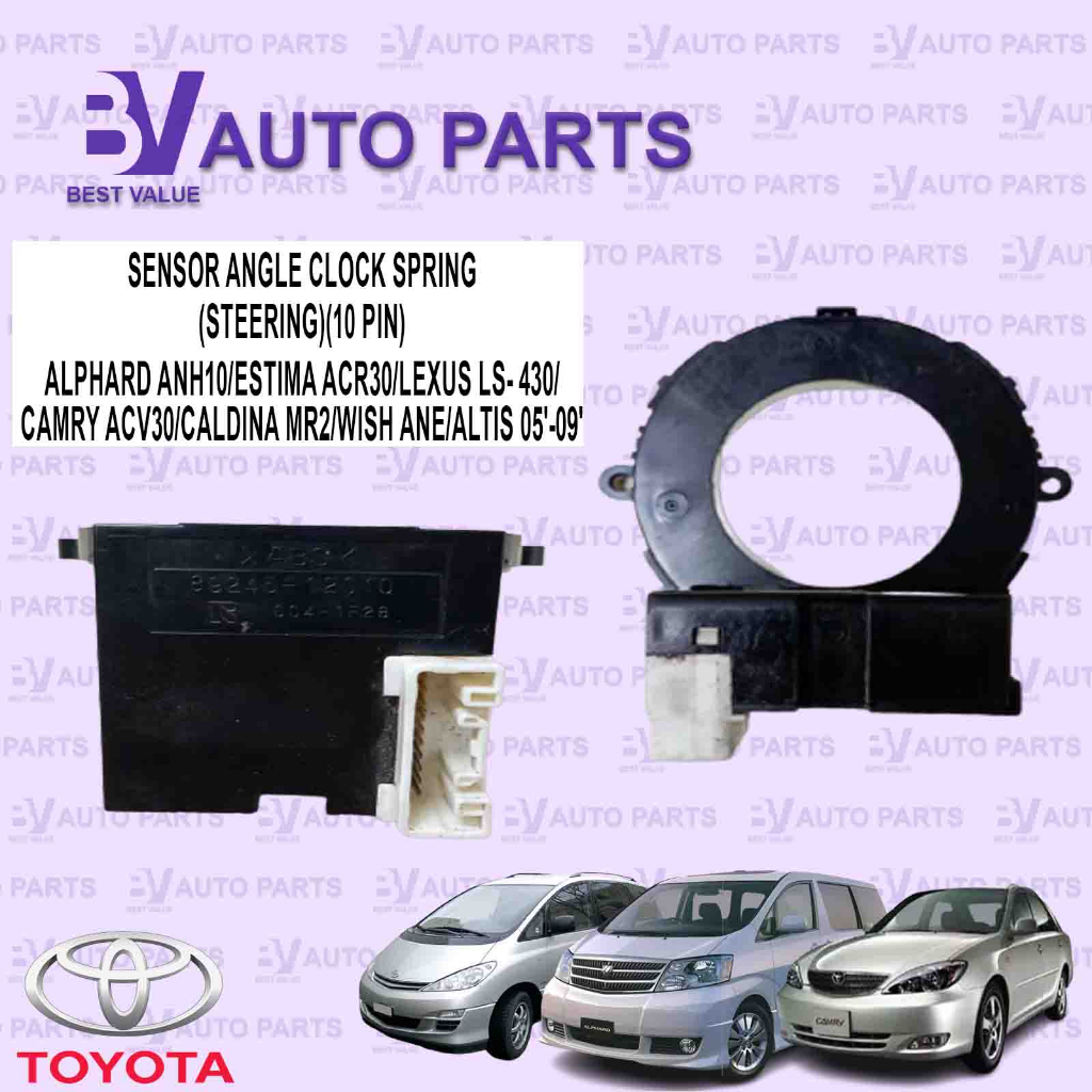 Steering Angle Sensor 89245-02080 For Toyota Camry, Corolla, Highlander 2015-2017 - Direct Replacement