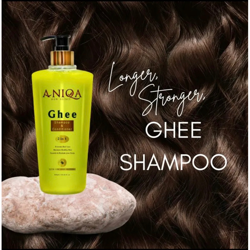 ANIQA Ghee Shampoo & Hair Serum + Free Gift Shopee Malaysia