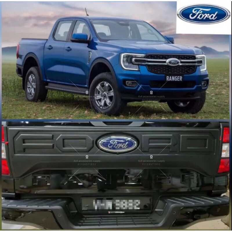 Ford Ranger T9 2022-2023 Tail gate cover Ranger XL XLT TAIL GATE COVER ...