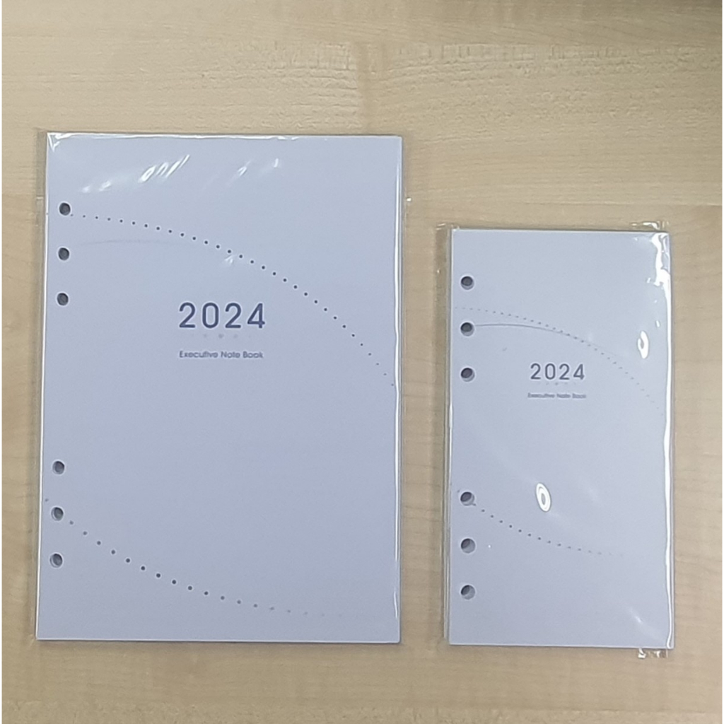 [Ready Stock]2024 Diary Planner A5 Organizer Loose Leaf Refill 2024