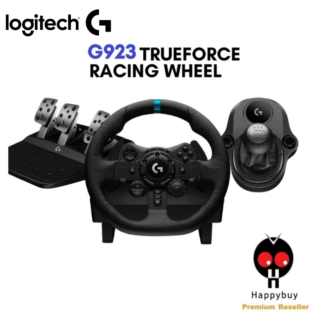 Logitech G923 TRUEFORCE Racing Wheel [Compatible with PlayStation and ...