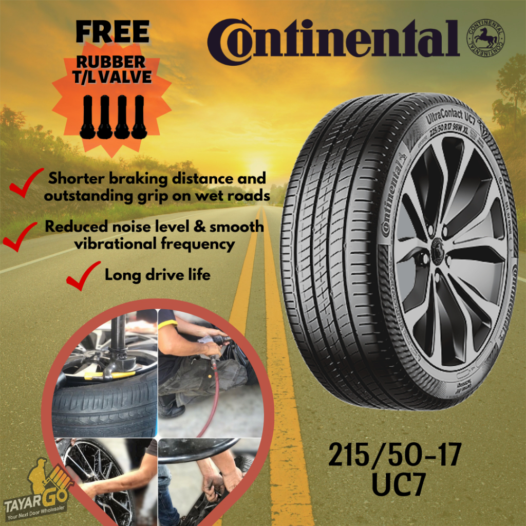 TAYARGO New Car Tyre 215 50 17 Continental Tyre Mc6 Car Tire Uc7 Tayar ...