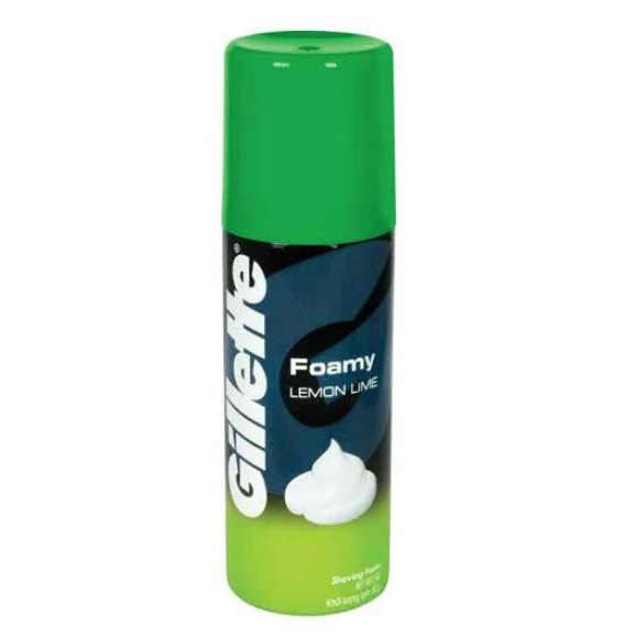 GILLETTE FOAMY LEMON LIME SHAVE FOAM 175G EXPIRY 2025/11 Shopee Malaysia