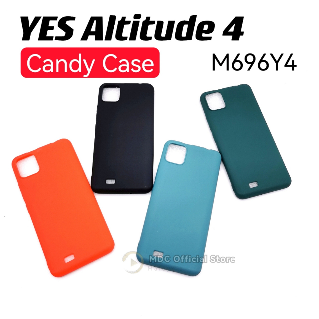 MDC Yes Altitude 4 M696Y4 M696 Candy Color Tpu Soft Phone Case Casing Back  Cover | Sarung Fon YTL Pelajar B40 Cikgu | Shopee Malaysia