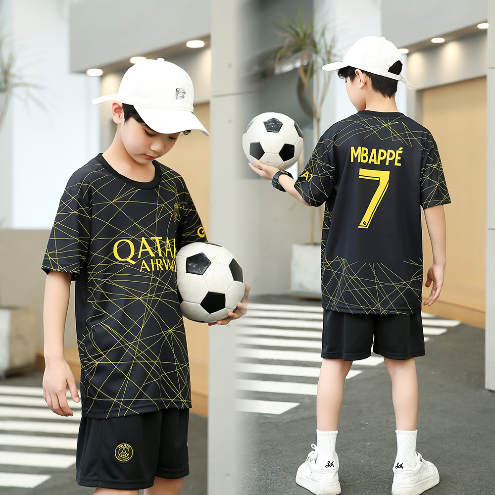jersey soccer kids football jersey set 2pcs jersey mbappe kids france