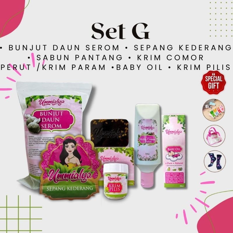 Set Bersalin Ummialya Set Pantang Ummialya Set Bajet Ummialya