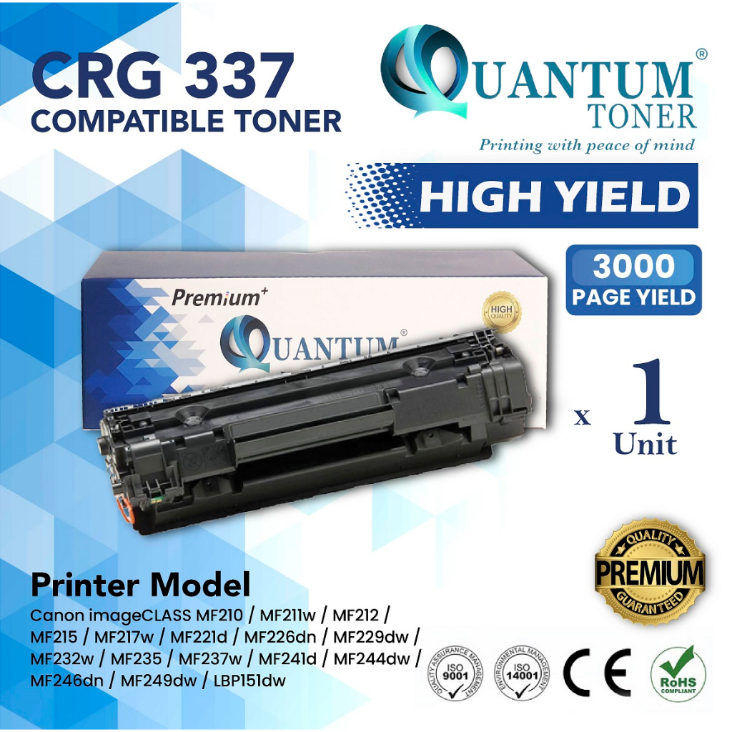 Canon 337 Cartridge 337 Compatible Toner Mf210 Mf211 Mf212w Mf215 Mf217w Mf232w Mf241d Mf235 9460