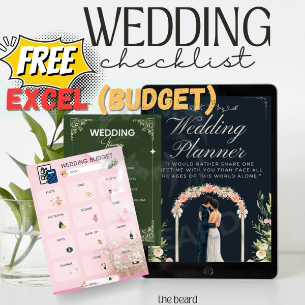 270 Checklist kahwin FREE EXCEL BUDGET / Engagement PLANNER Kahwin