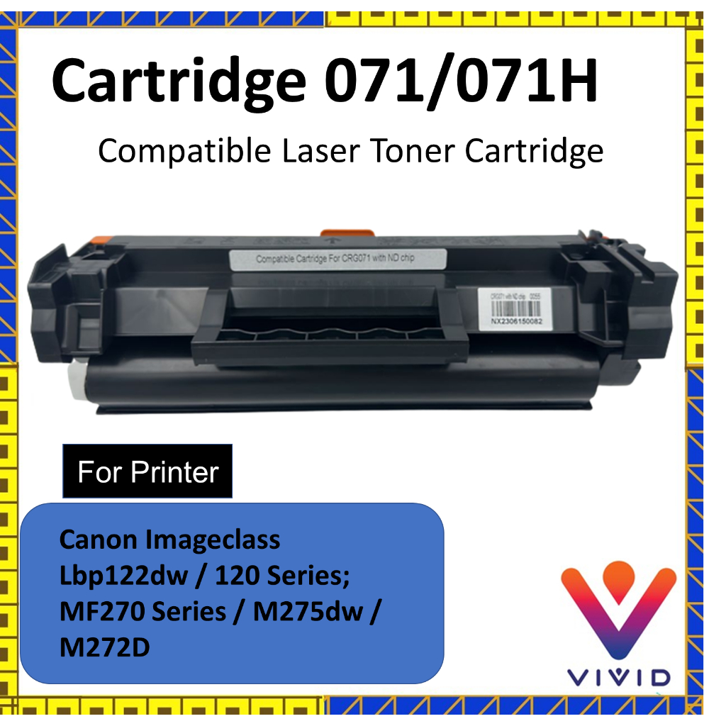 Cartridge 07107h Toner Crg 071h 071h Toner For Canon Imageclass Lbp122dw 120 Series Mf270 