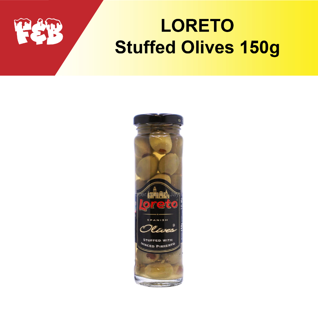 Loreto Stuffed Olives 150g Shopee Malaysia