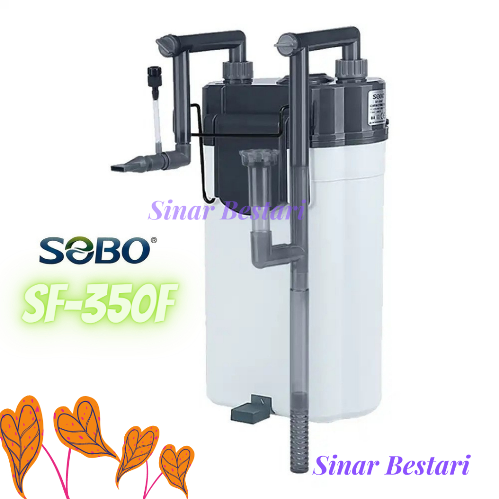 Sobo Canister Filter hanging HOB Silent Hang On Waterfall Filter SF350F