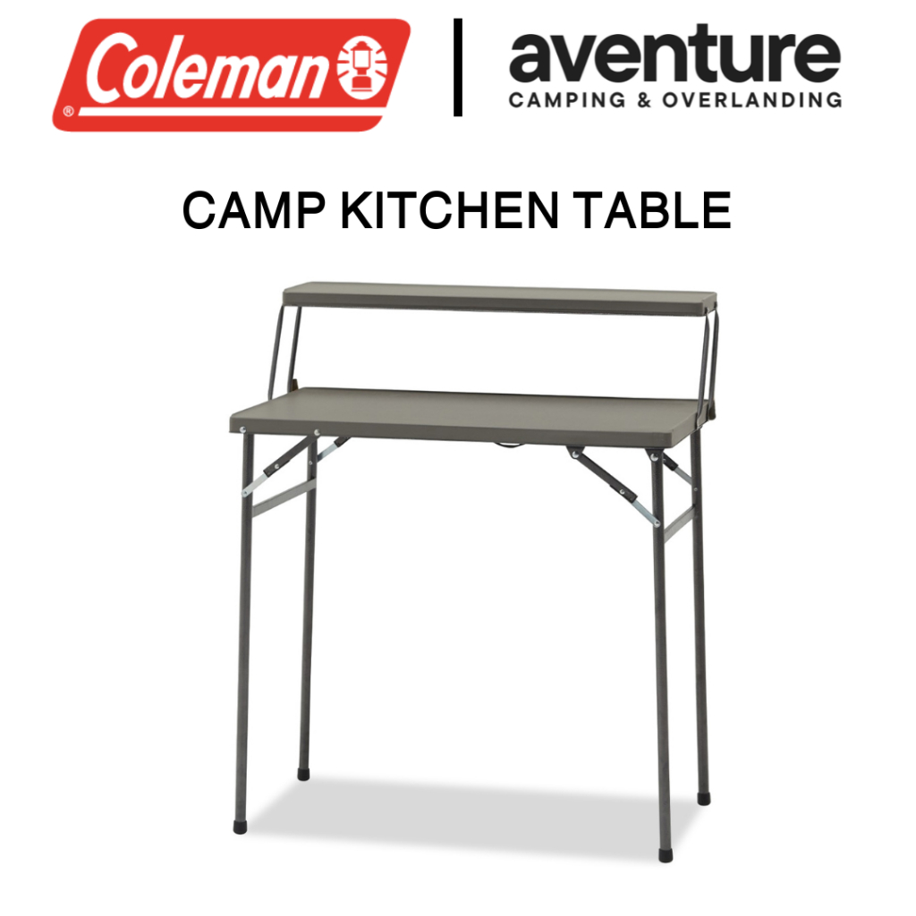 (READY STOCK) Coleman Camp Kitchen Table. Portable, foldable and ...