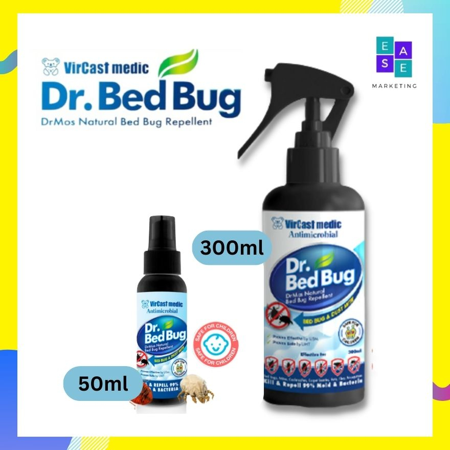 Vircast Medic Dr Bed Bug & Dust Mite Control Natural Repellent Spray