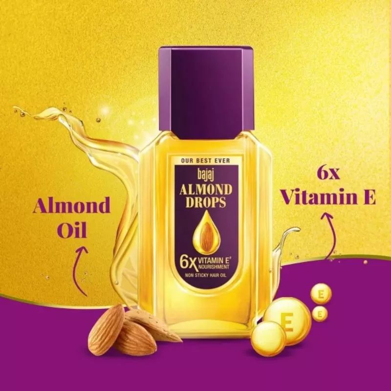 Bajaj Almond Drops Hair Oil 200MI Shopee Malaysia
