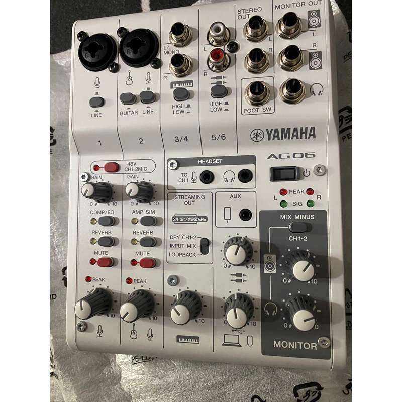 Yamaha AG06 MK2 6-Channel Mixer and USB Audio Interface | Shopee Malaysia