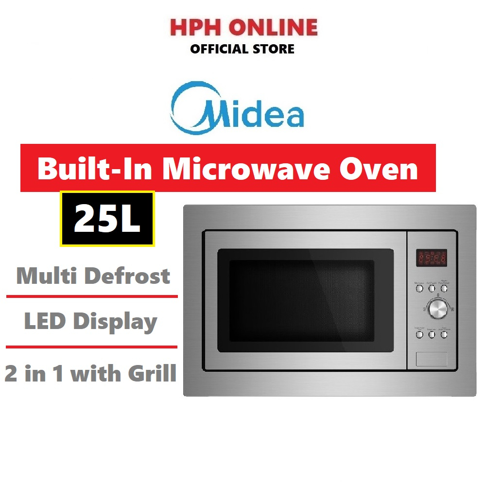 Midea BuiltIn Microwave Oven (25L) MBM1925B MBMVE8925 Shopee Malaysia