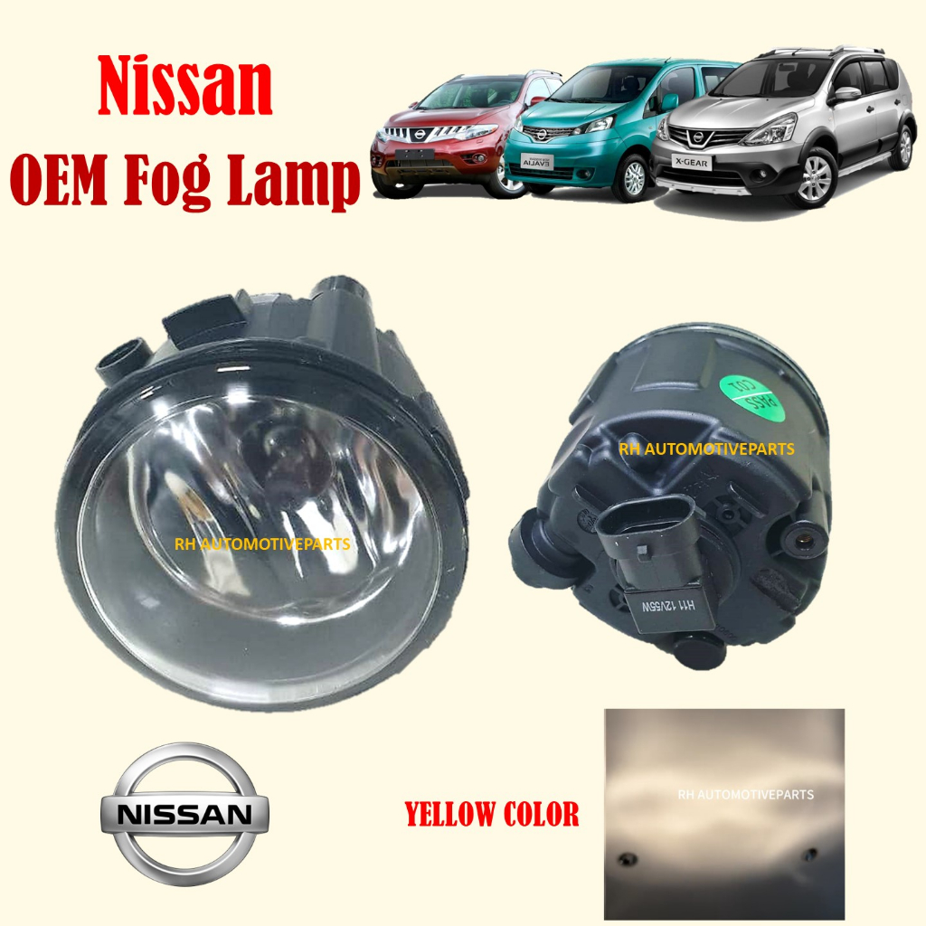 Fog Lamp Livina Xgear Xtrail T Evalia Latio Oem Valeo Nissan Pnp